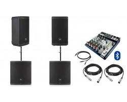 Акустическая система JBL EON712 с 2 сабвуферами + микшер | 2800Вт